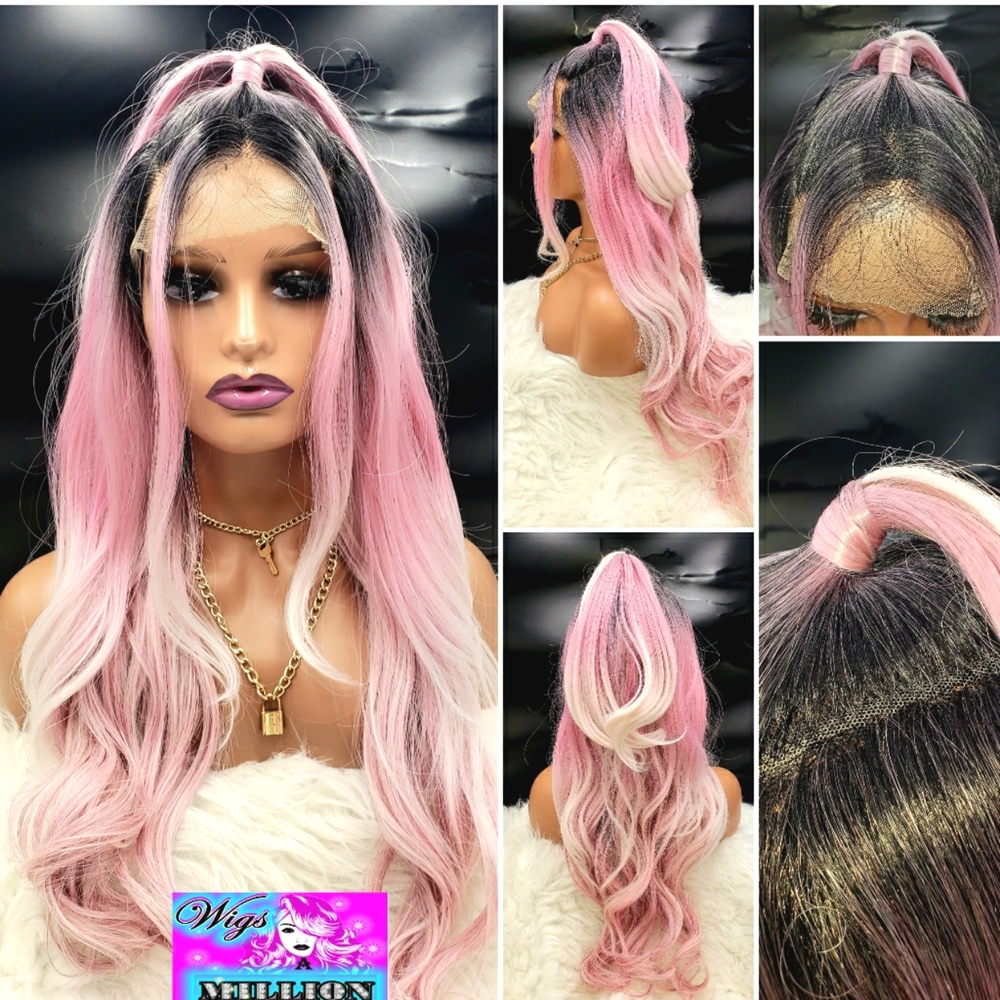 Sage" 13X2 Synthetic Wig W/Baby Hairs, Heat Resistant, Loose Curls,